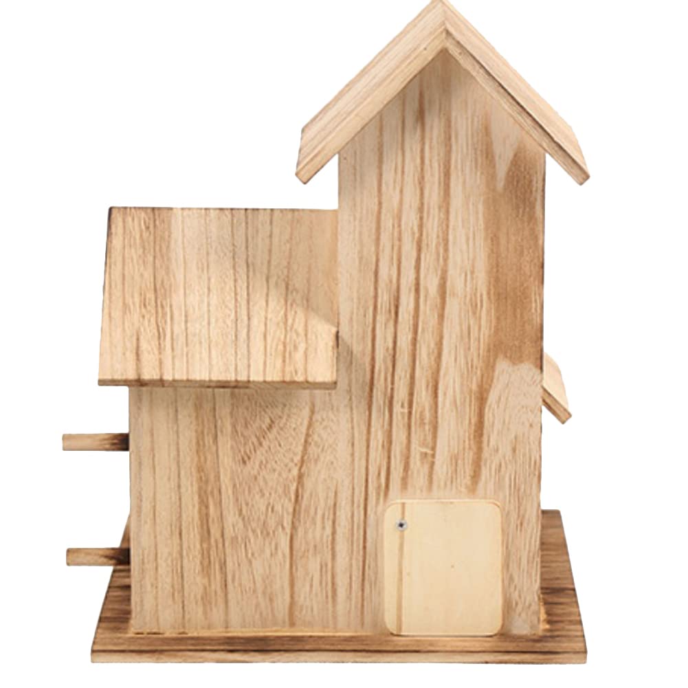 TT Nature Mangeoire à Oiseaux En Bois De 3,2 L Pour L'extérieur