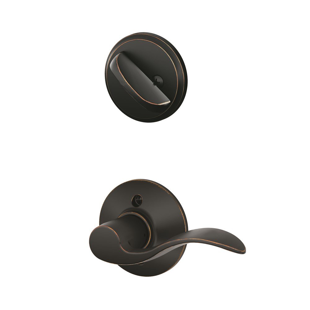 Schlage F59 ACC 716 LH Accent Interior Left-Handed Lever with
