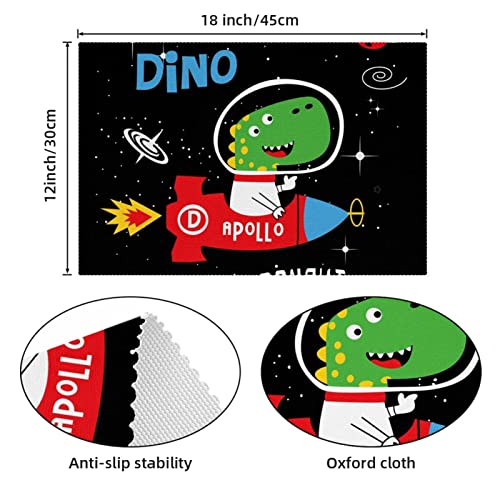 Set de table dinosaure espace pour éviter les taches des enfants