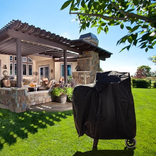 Image of ZJYWSCH Grill Cover for Pit Boss Pro Series II 600 Wood Pellet Grill Smoker PB600PS1 600D Heavy Duty Waterproof Pit Boss 600 Grill Cover