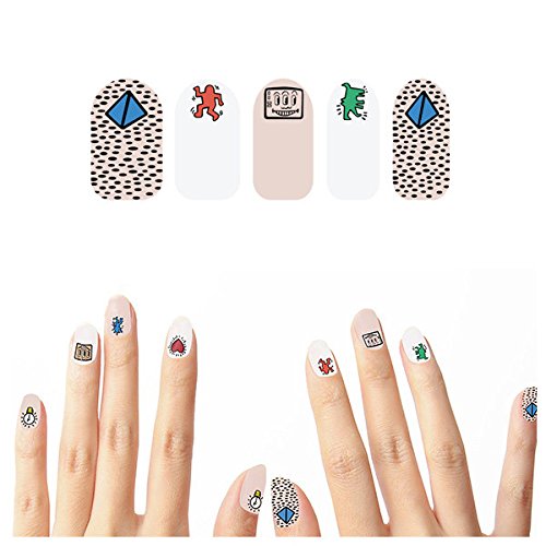 Tattify Graffiti Nail Wraps - Nothing is Important (Set of 22)