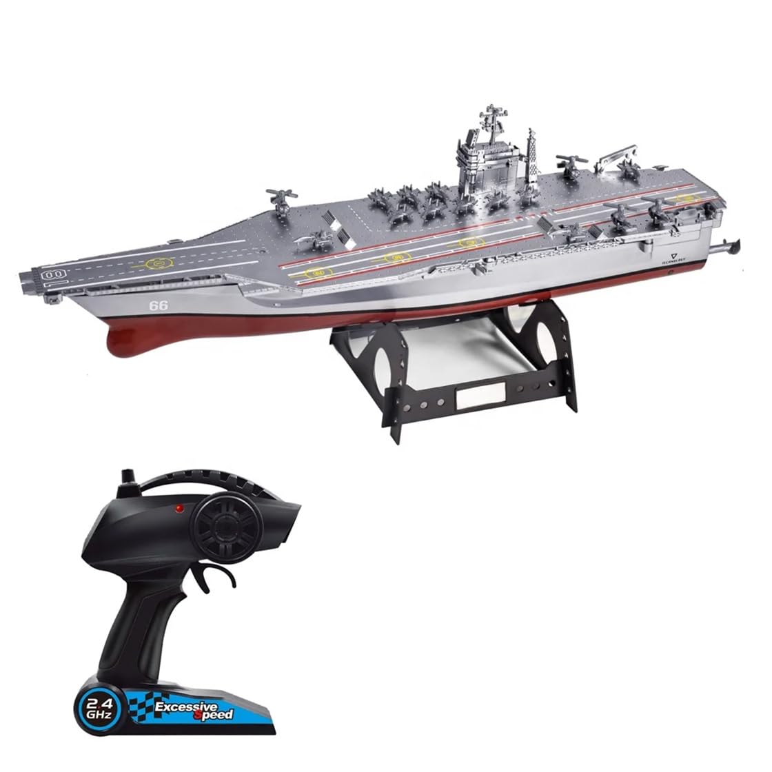 efaso rc boat remote control 6605 24ghz船型遥控快艇双马达