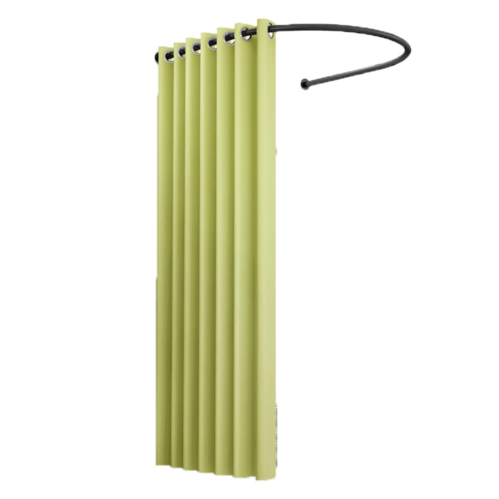 Cabine d'essayage magasin vêtements rideaux amovibles en U 100x95cm