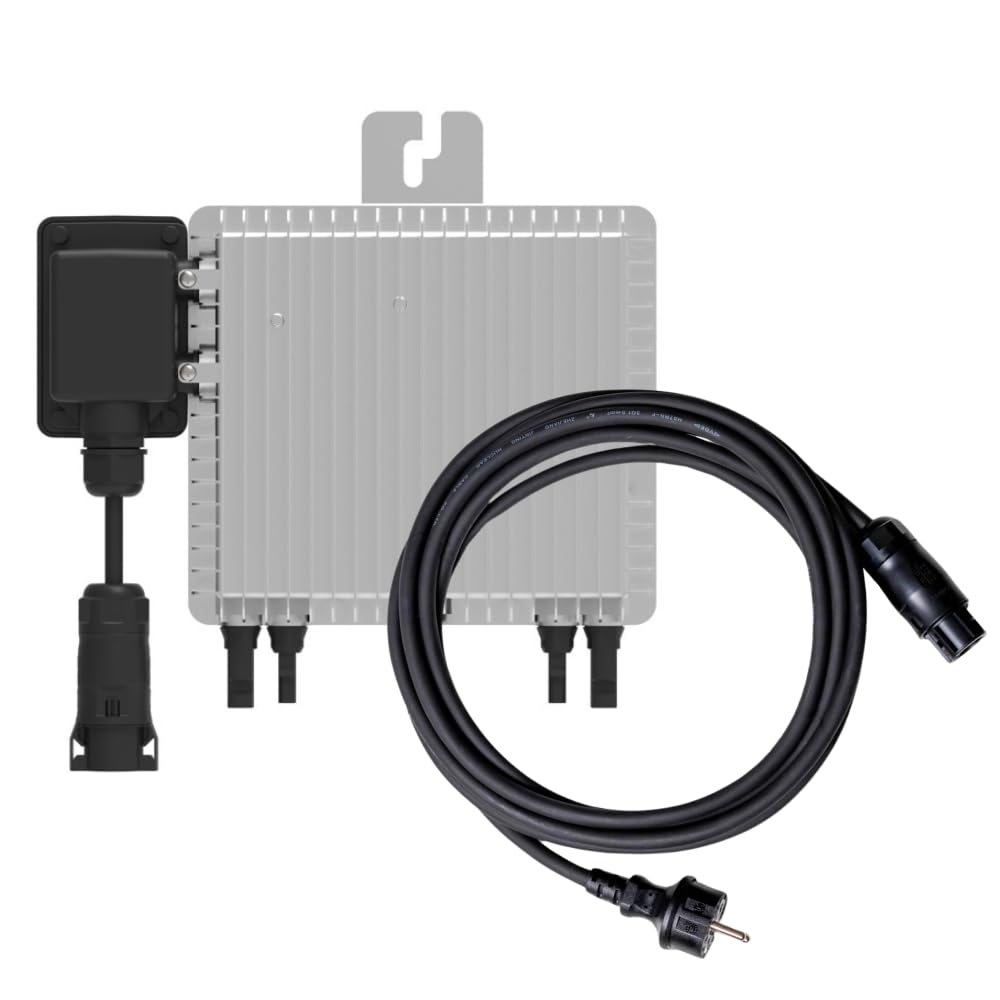 SunLit Deye SUN-M80G4-EU-Q0 800 Watt mit 5m AC-Kabel mit Schukostecker