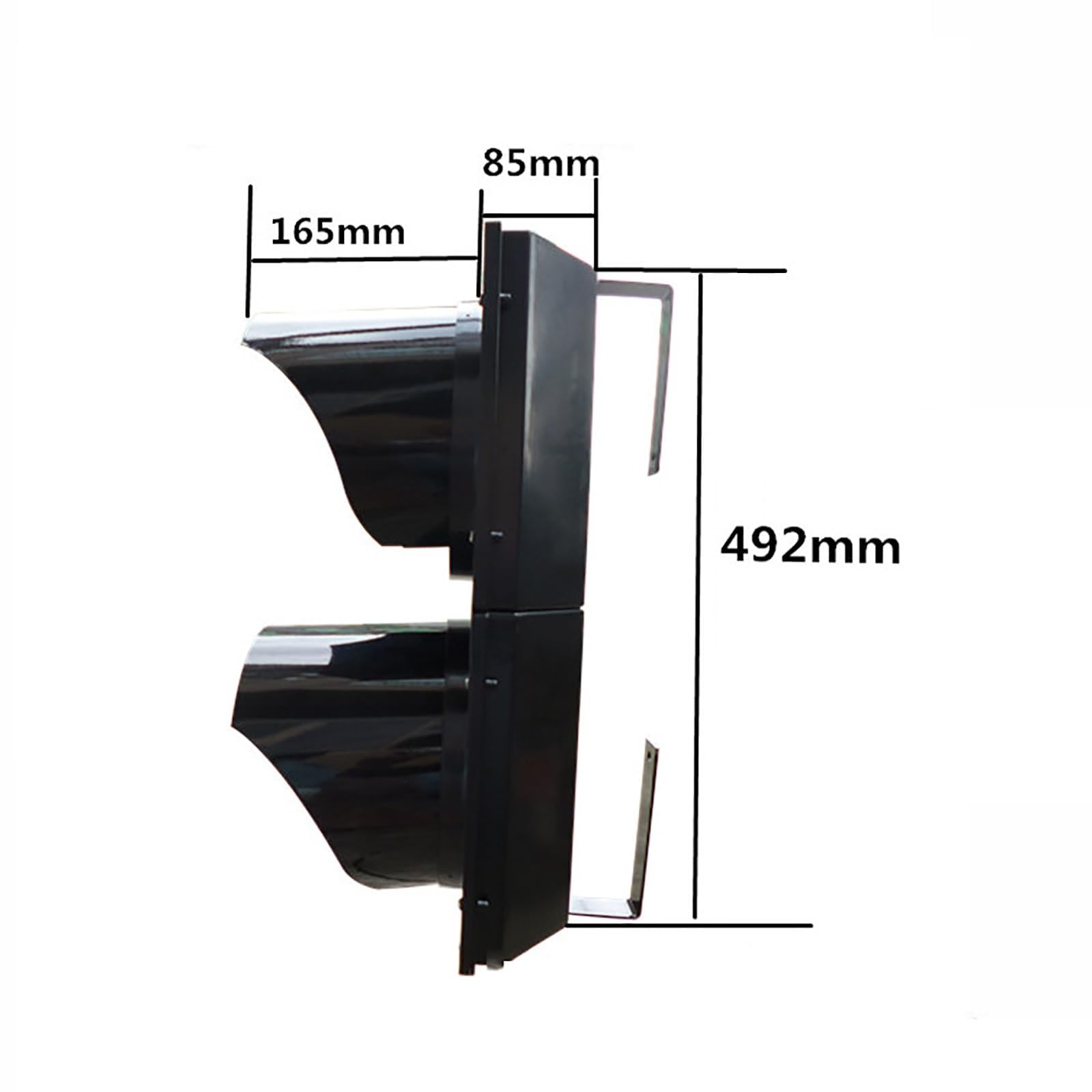 Trójkolorowe czerwono-zielone światło sygnalizacyjne IP65 Stop/Go 200 mm, z obudową PC, 110V/24V/220V