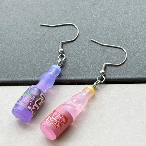 Korean-Pop Earrings Soda pop Music Matching Birthday Party Friendship BFF Gifts for Fans Decor Halloween Outfits3
