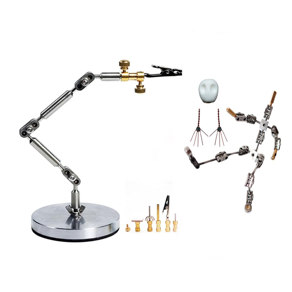 Zestawy armatury poklatkowej DIY, metalowy zestaw zbroi do projektowania postaci marionetkowych, metalowa figurka marionetki 12 CM-20 CM do tworzenia projektów postaci