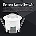 Ruitutedianzi 3X 110V-220V 360° Infrared Recessed PIR Ceiling Motion Sensor Detector Light Switch, Motion Light Sensor