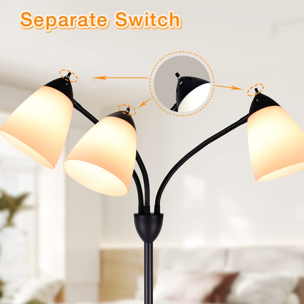 Depuley Light Floor Lamp Modern Led Standing Floor Lights