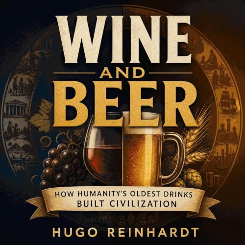 『Wine and Beer: How Humanity's Oldest Drinks Built Civilization』のカバーアート