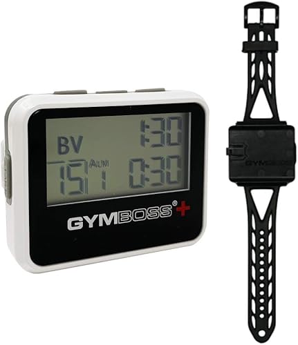 Miniatura 9 de Gymboss Temporizador de intervalo Plus y correa de reloj de cronómetro, paquete