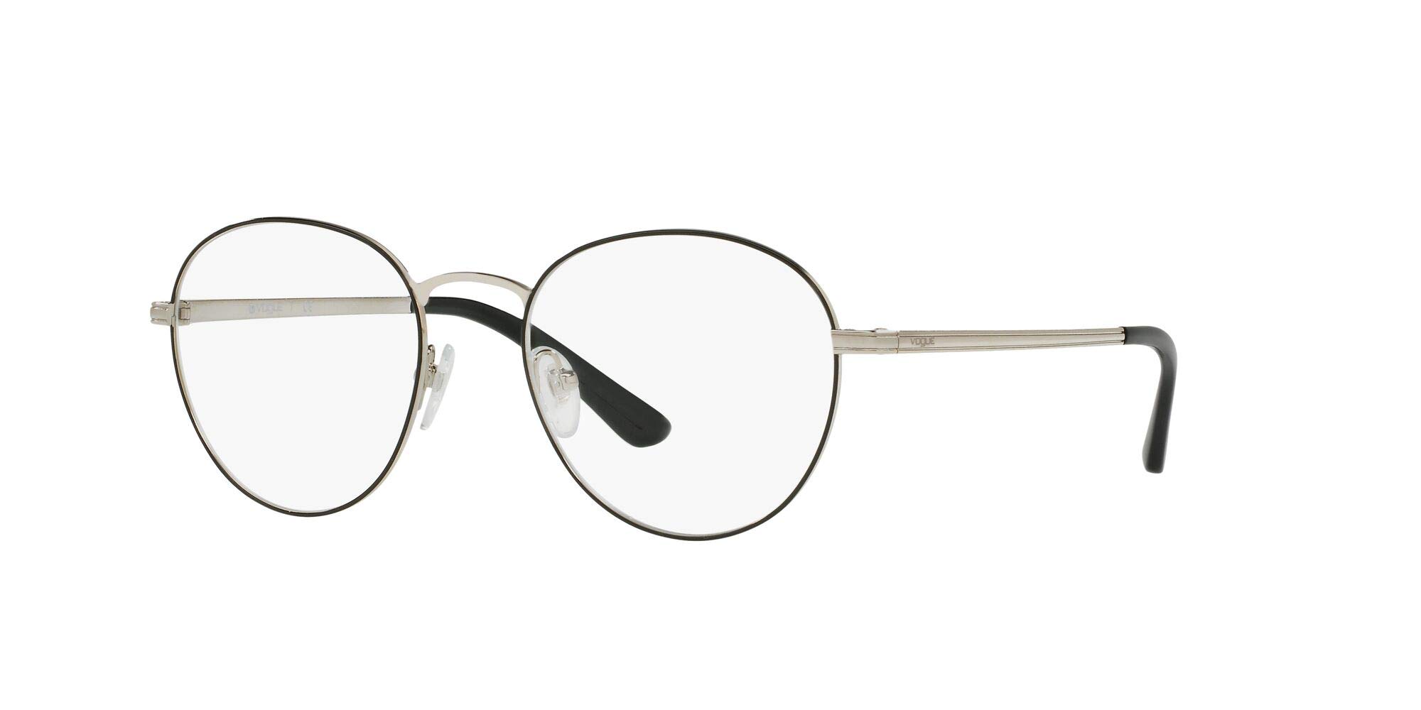 Vogue - VO 4024, Rotondo, metallo, donna, BLACK(352), 52/18/135
