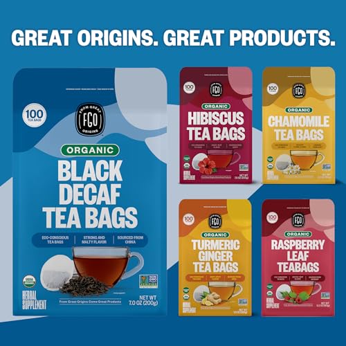 Fgo FGO-BLDC-TEAB-100 Organic Black Decaf Tea thumb #6