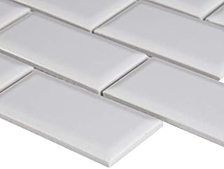 29 Tile Bathroom Ideas That Transform Any Space 85 Tenedos 2x4 White Glossy Beveled Porcelain Subway Tile on 12x12 Mesh for...