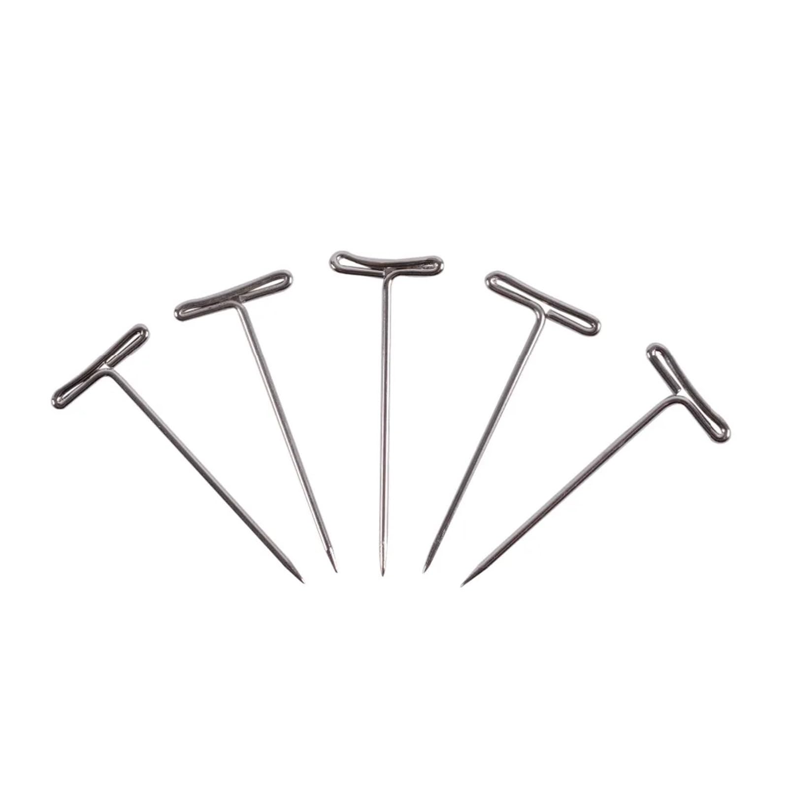 T Pins 40mm for Wig Foam Head Style Needle Mannequin Sewing Hair Salon