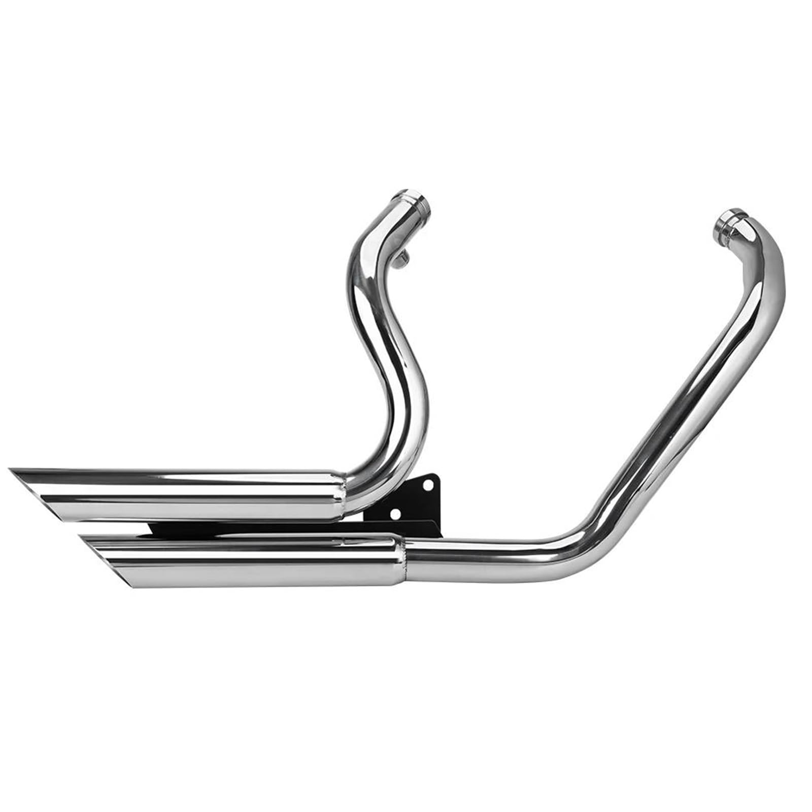 Generic Motorcycle Exhaust Muffler Pipe Slip On For Harley For Davidson HD 883 XL 48 1200 2004-2023 Full System Stainless Steel