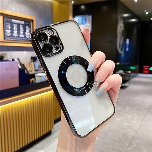 Cadre magnétique pour iPhone 12 Pro Max antichoc avec protection intégrale