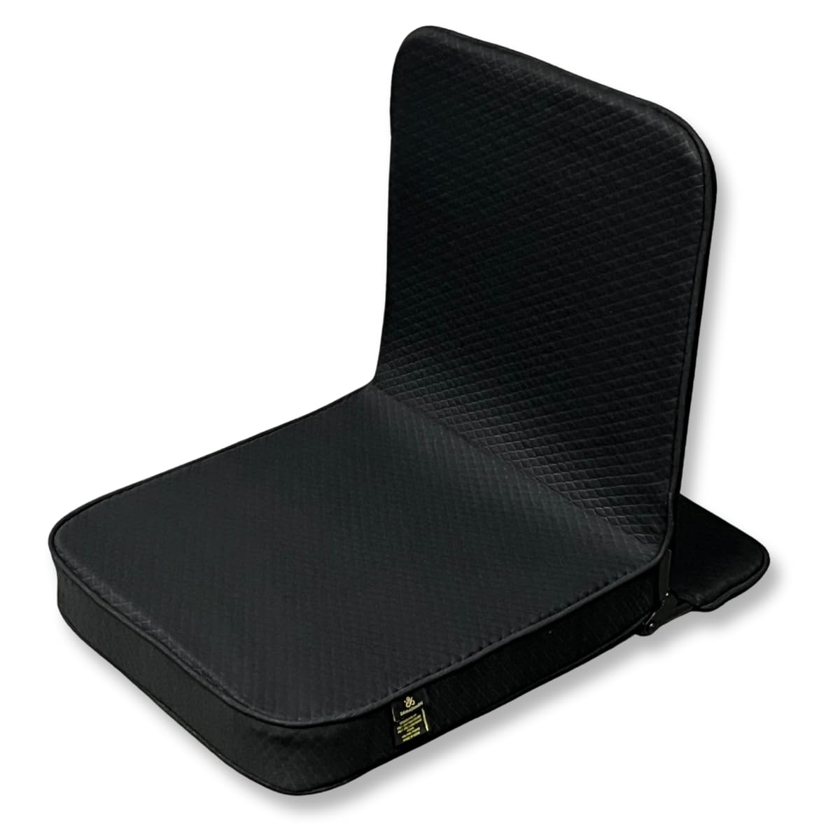 Samadhaan Meditation Chair with Back Support. Seat Size: 18"x18" | Medium Size and Carrying Case (Black)