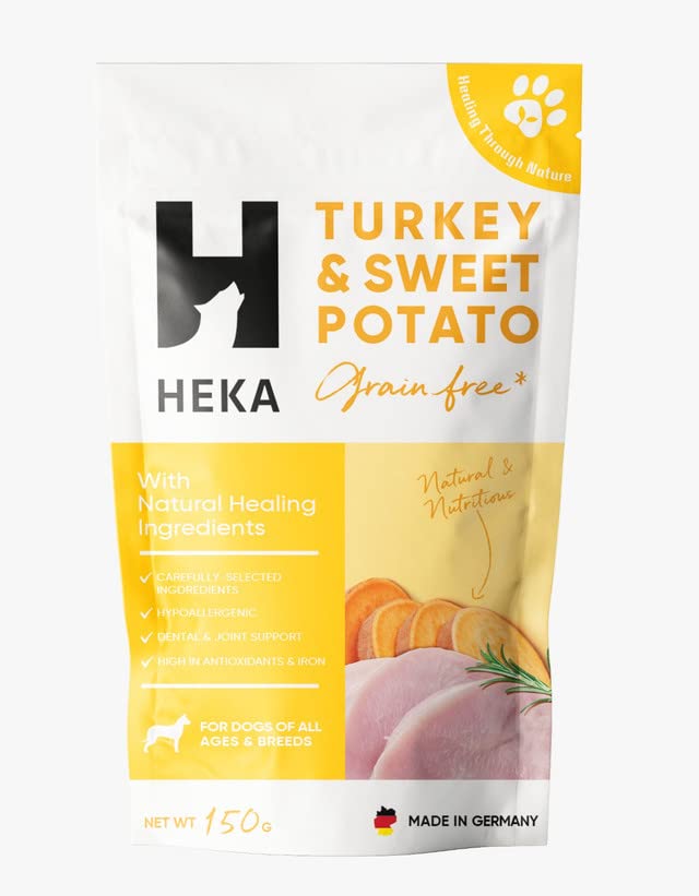 HEKA GrainFree Turkey & Sweet Potato Dog Dry Food (150 GMS) Dog Food