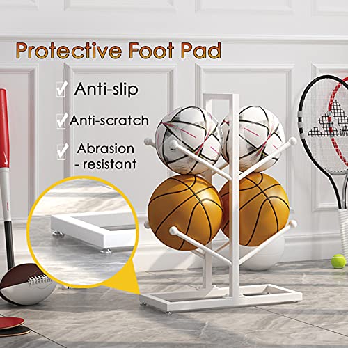 de kar van de balopslag Basketbal opbergkar met wielen en handvat, stapelbare balkooi en locker voor… - Image 6