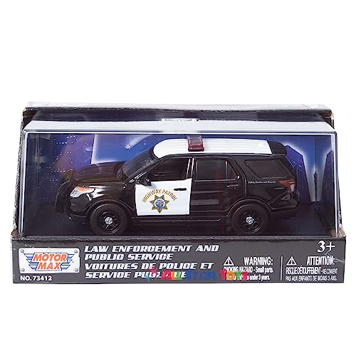 Modelo a escala Ford Explorer Policía 1:43 Motormax