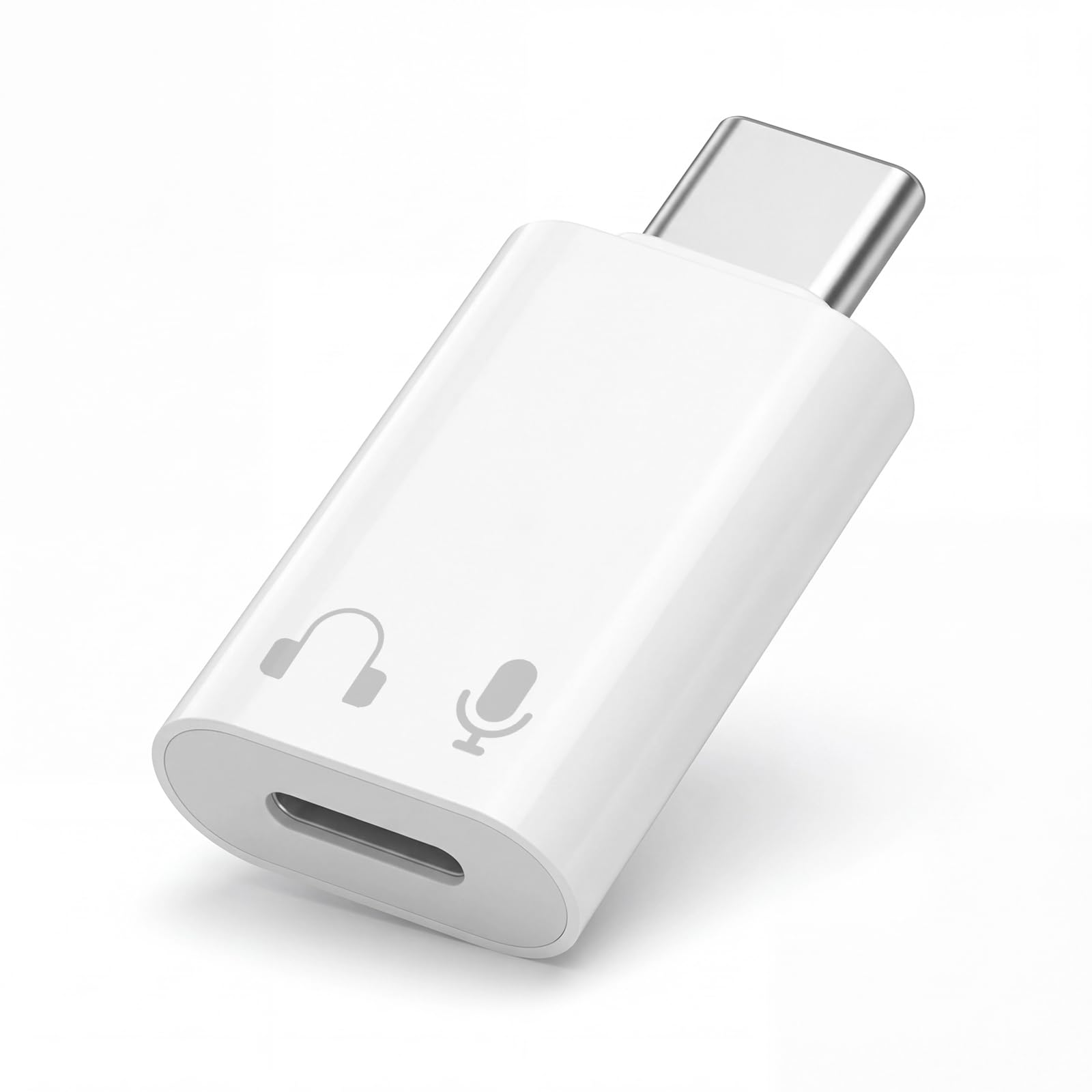 Adapter Lighting na USB C, obsługa audio, sterowanie linią dla iPhone'a 17/16/15, iPada Air/Pro/Mini, nie do ładowania/transferu danych | Sterowanie liniowe do iPhone'a 17/16/15, iPad Air/Pro/Mini, nie nadaje się do ładowania/przesyłania danych