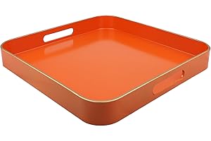 Orange Square Topple Tray For Multi-Use
