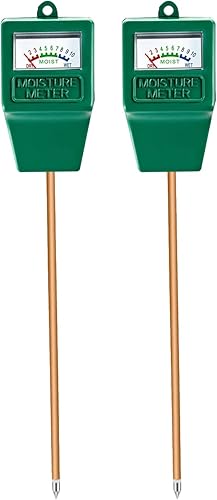 Miniatura 1 de Medidor de humedad del suelo, paquete de 2 sensores de humedad para plantas, higrómetro, monitor de agua para plantas en maceta, jardín, granja,