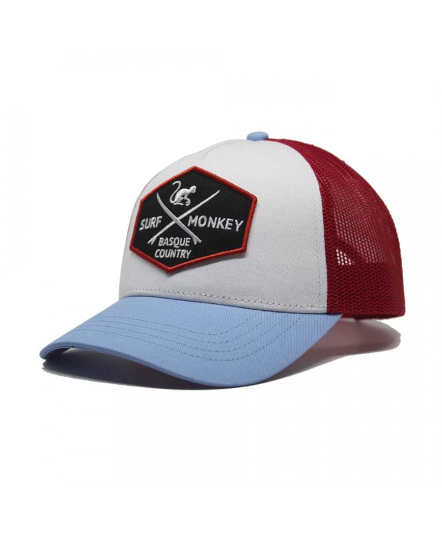 SURF MONKEY Gorra de 5 Paneles Trucker con Rejilla para niño/niña - Gorra Surf Monkey®