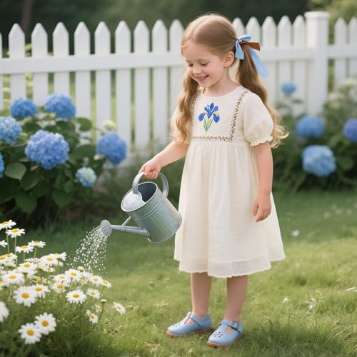 Image of Flaryzone Toddler Little Girl Mary Jane School Uniform Oxfords Flat Dress Shoes