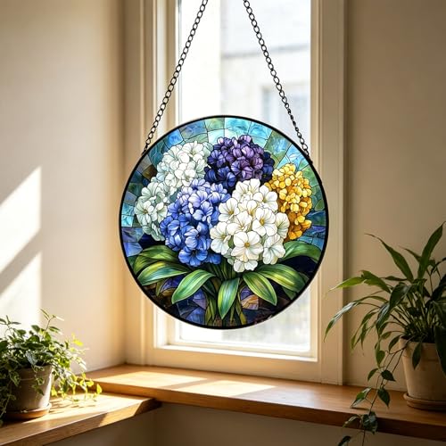 Reflector de luz para iluminar salones oscuros con cristal de hortensia 3