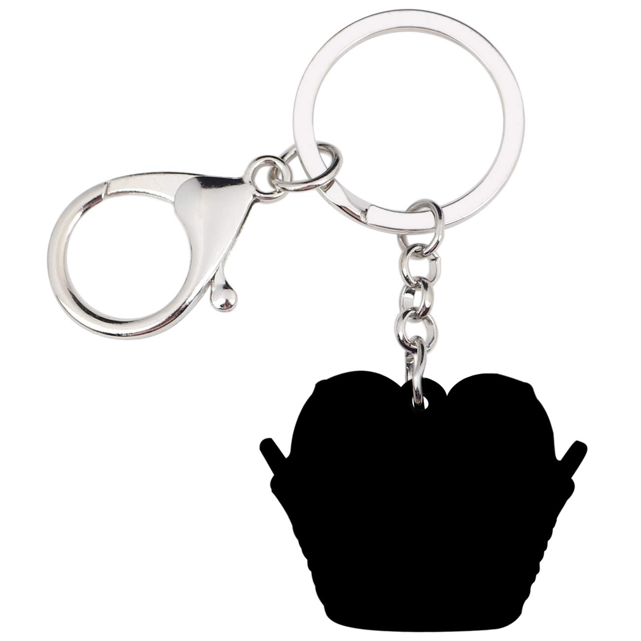 Portachiavi Acrilico WEVENI Con Cavalier King Charles Spaniel: Ciondolo Carino Per Borsa E Chiavi, Beige - 3