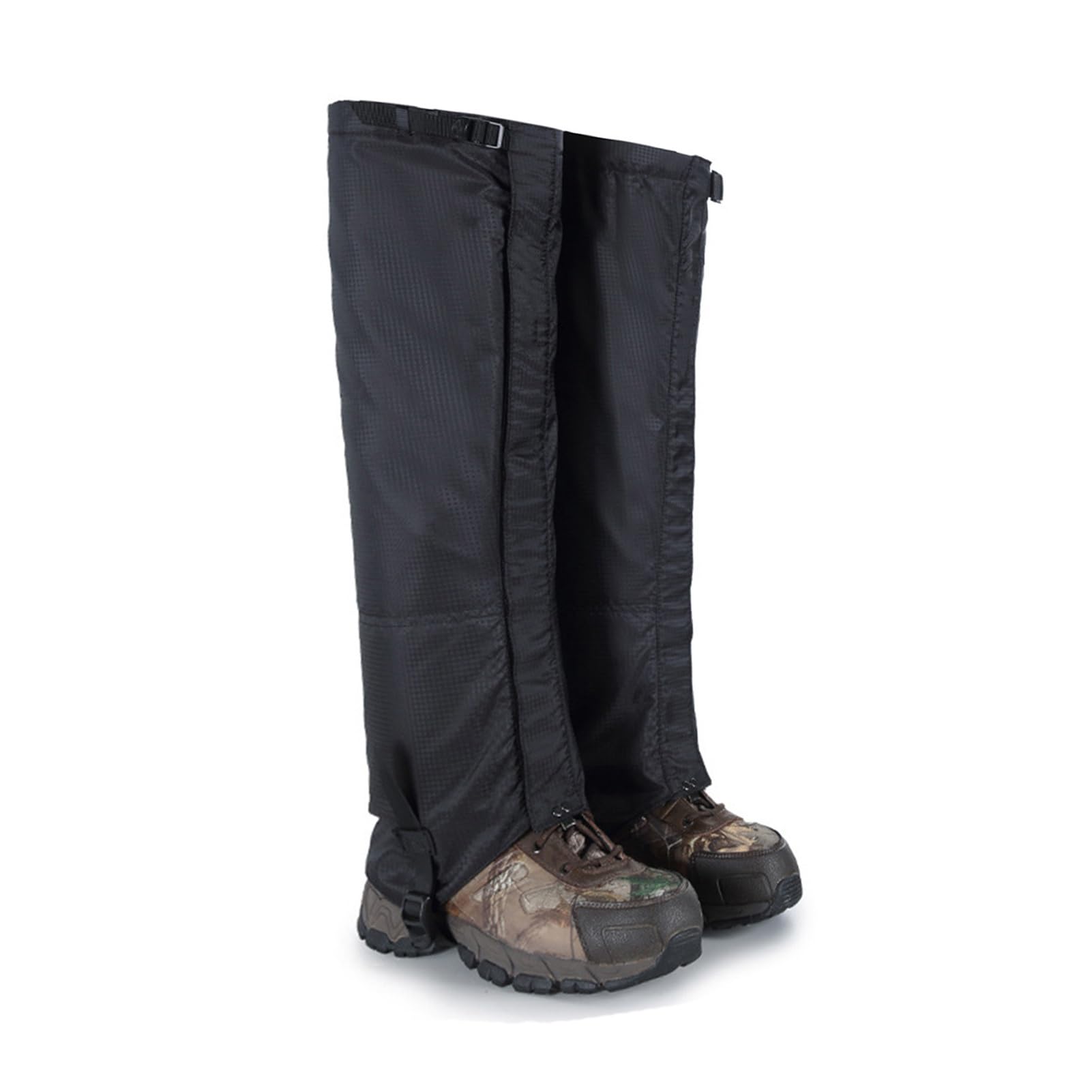 Guêtres de Jambe, avec Sangles réglables Villus, Couvre-Chaussures d'extérieur, adaptées à l'escalade, au Ski, au vélo, à la Chasse, à la randonnée et à la Raquette