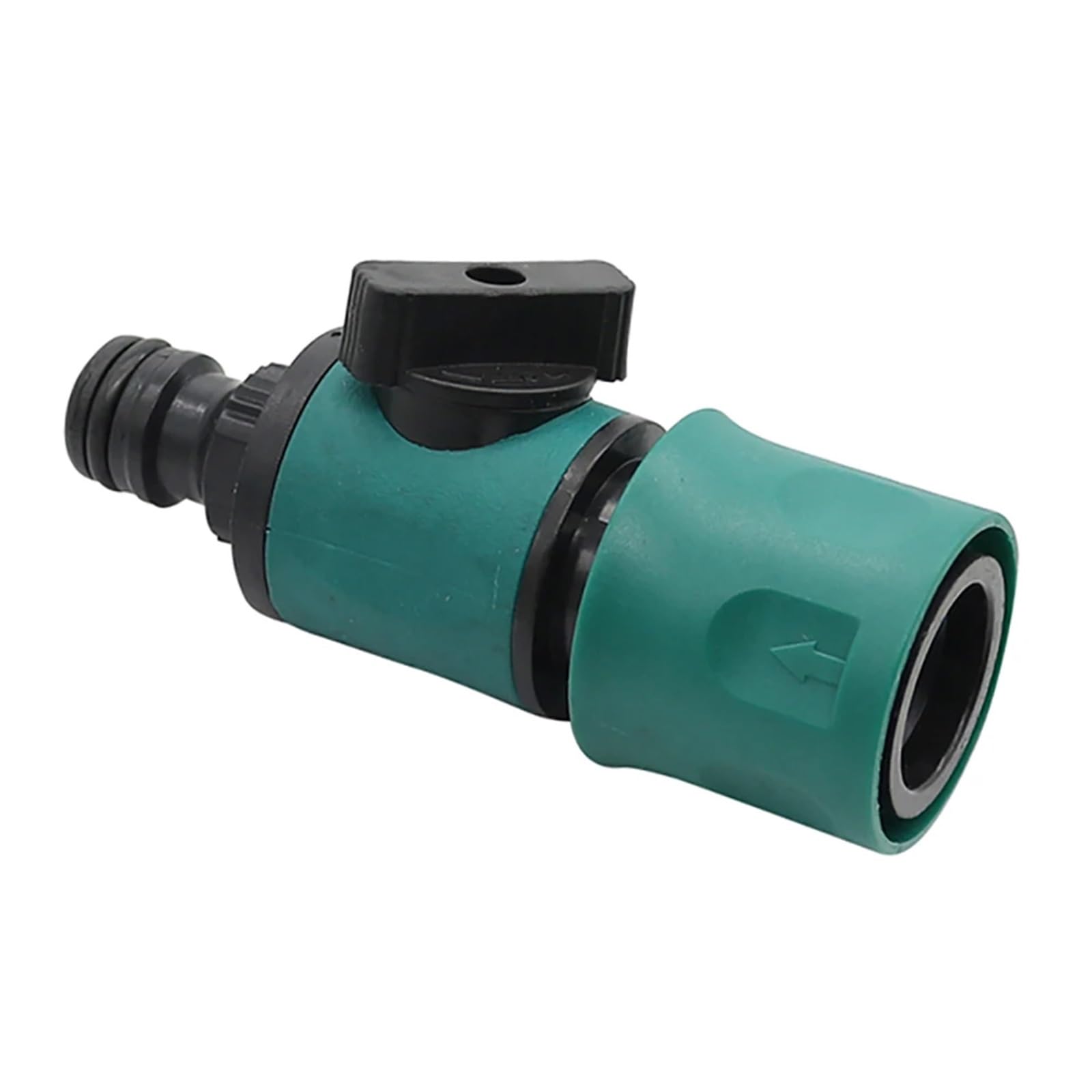 5 connettori rapidi per tubo da giardino, in plastica, con valvola, per irrigazione da giardino, adattatore per tubo flessibile da giardino espandibile (B)