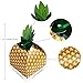 OurWarm 24pcs Pineapple Favor Boxes Small 3D Pineapple Gift Boxes for Tropical Hawaiian Themed Party Decorations, Goodie Boxes for Luau BBQ Summer Beach Pool Fruit Candy Boxes Party Favors