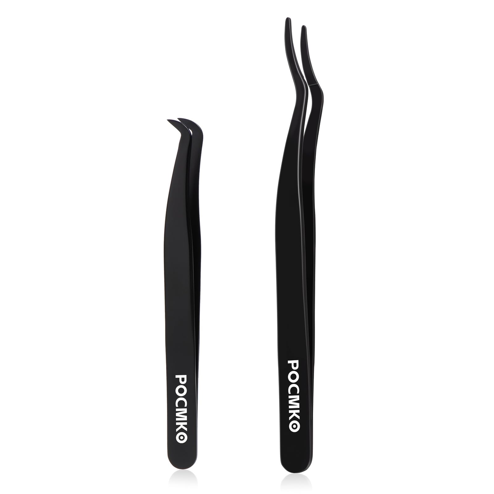 POCMKO Clusters DIY Lash Applicator Sets, 2 PCS Eyelash Tweezers