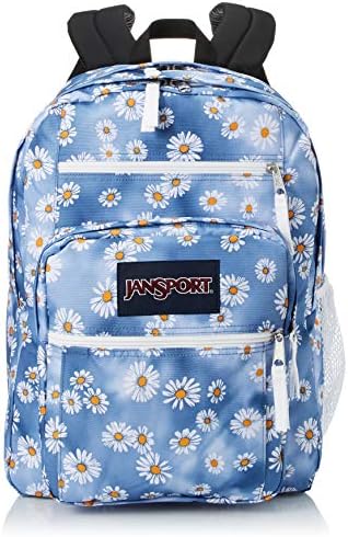 JanSport Big Laptop Backpack for College - High-Quality Computer Bag with 2 Compartments, Ergonomic Shoulder Straps, 15” Laptop Sleeve, Haul Handle - Book Rucksack, Daisy Haze