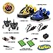 Kidirace Rc Bumper Cars | Remote Control Cars - Set of 2 with Rechargeable Batteries and Wall Charger | 2.4Ghz Multiplayer Technology | Easy and Fun to Play