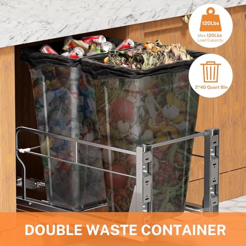 Caneca de basura extraíble para mueble YJHome 40 QT miniatura 5