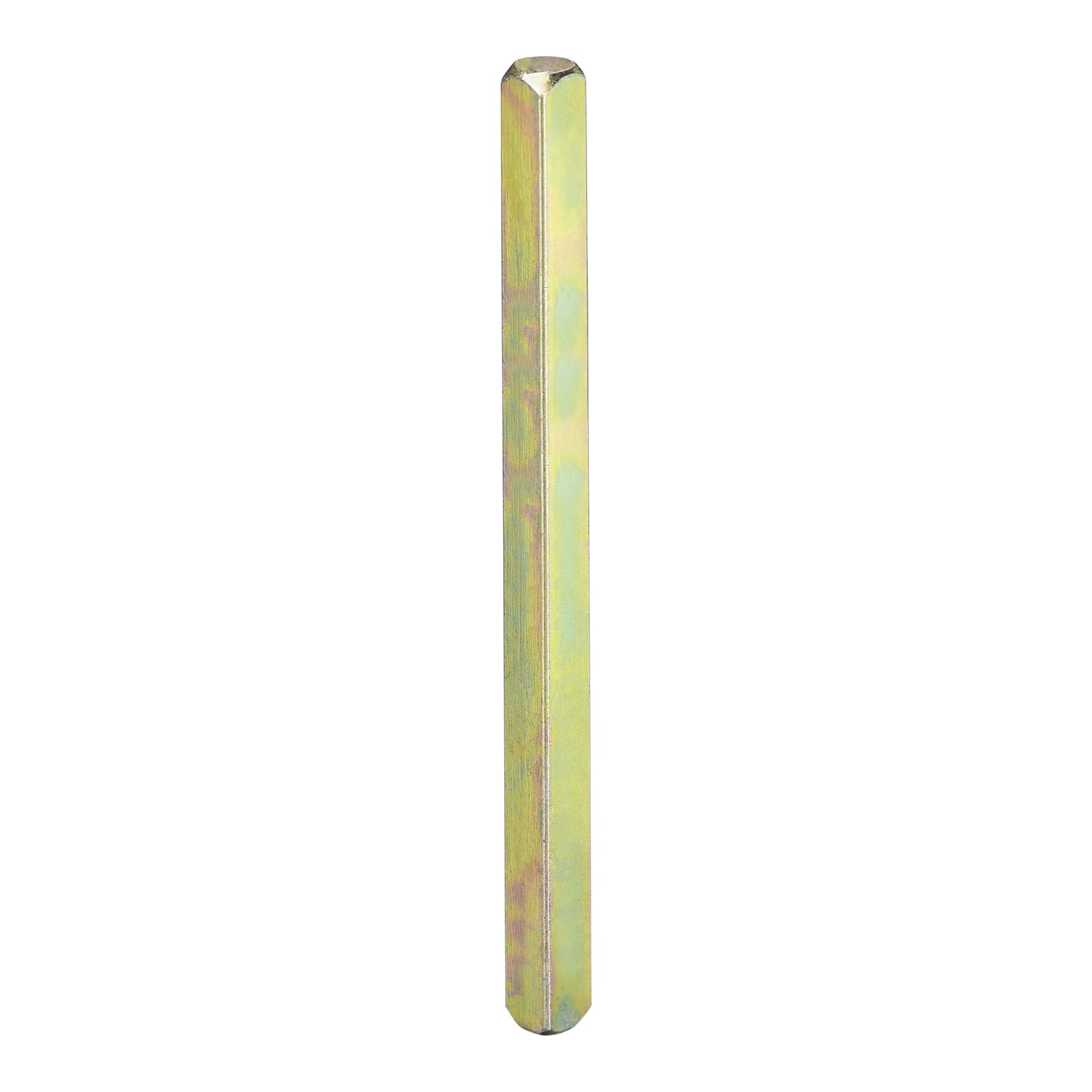 DTGN 120mmx8mm(LxW) Perno Per Maniglia Porta - 1 Pezzo - per Maggior Parte Maniglie Mortasa - Sistema Azionamento Quadrato Ferro Ricambio Parti Maniglia Porta - Dorato