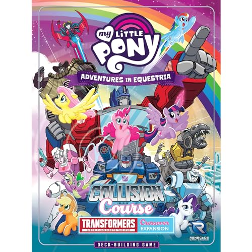 Expansión oficial de juego de construcción de mazos My Little Pony y Transformers de Renegade Game Studios: Collision Course, para 1-4 jugadores, +14 años, 45-90 minutos miniatura 5