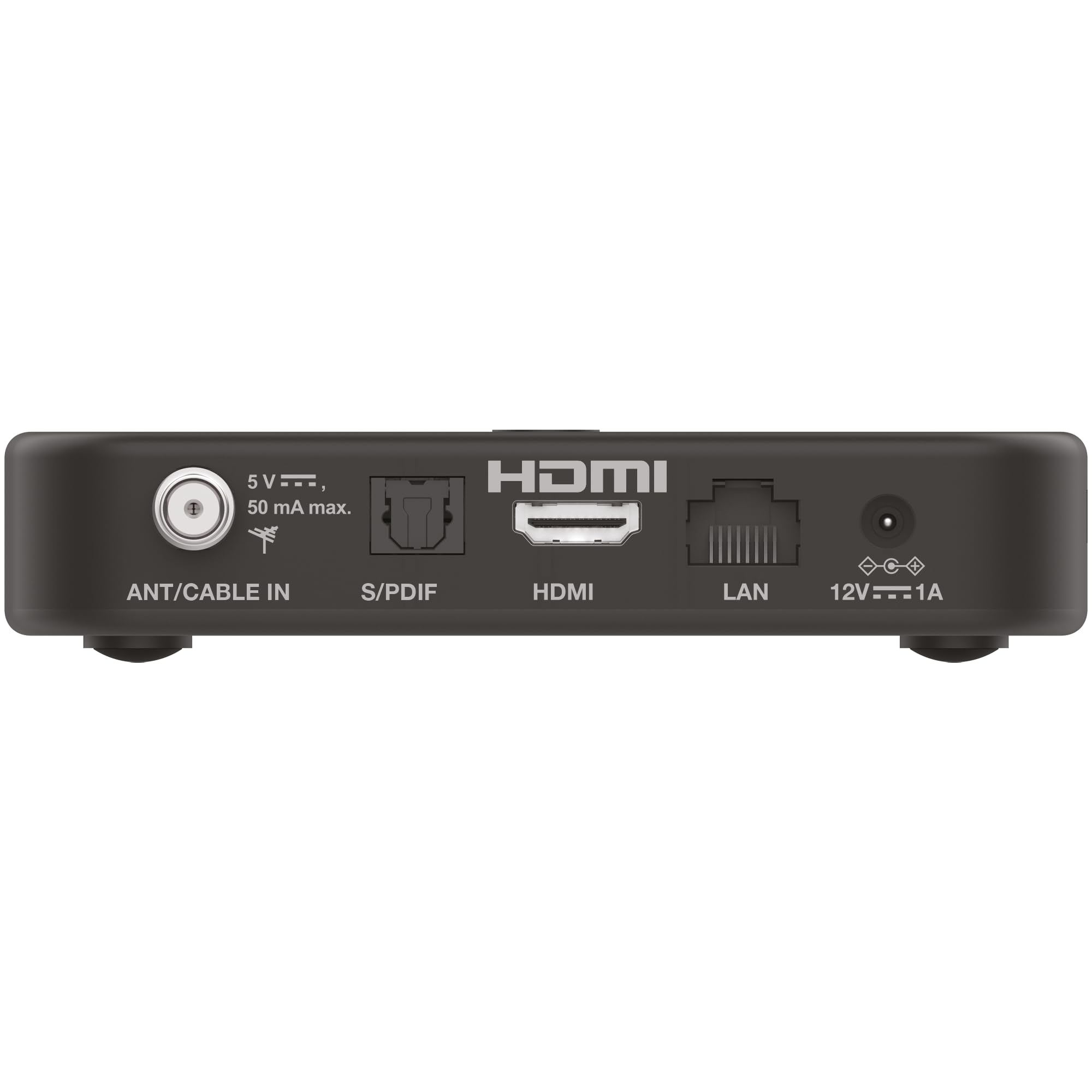 STRONG - Streaming Box Android TV 4K UHD - SRT 423 - Chromecast integrato - DVB-T2 e ricevitore via cavo - Controllo vocale - Dolby Vision Atmos - Google Play, Netflix, Prime Video, Disney+ - Nero