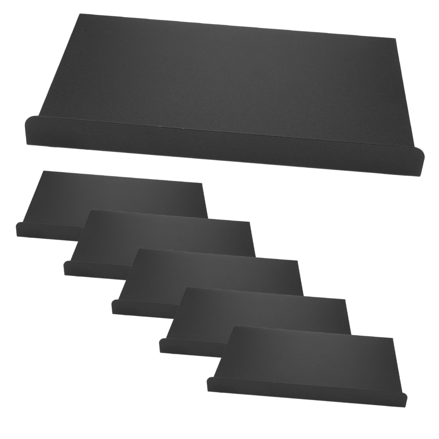 ULTECHNOVO Organizador de Cajones para Especias Negro, 1 Juego, Aluminio