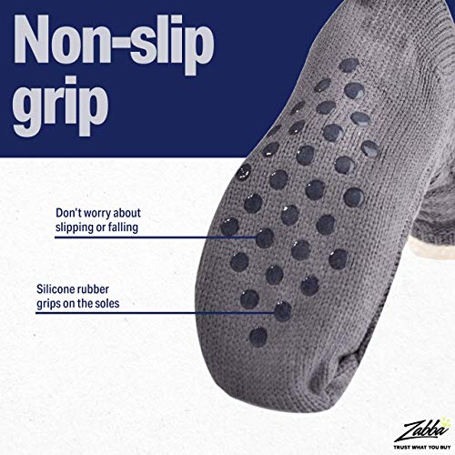 LUTHER PIKE SEATTLE Slipper Socks for Women - Warm, Cozy Socks w/Grippers﻿3