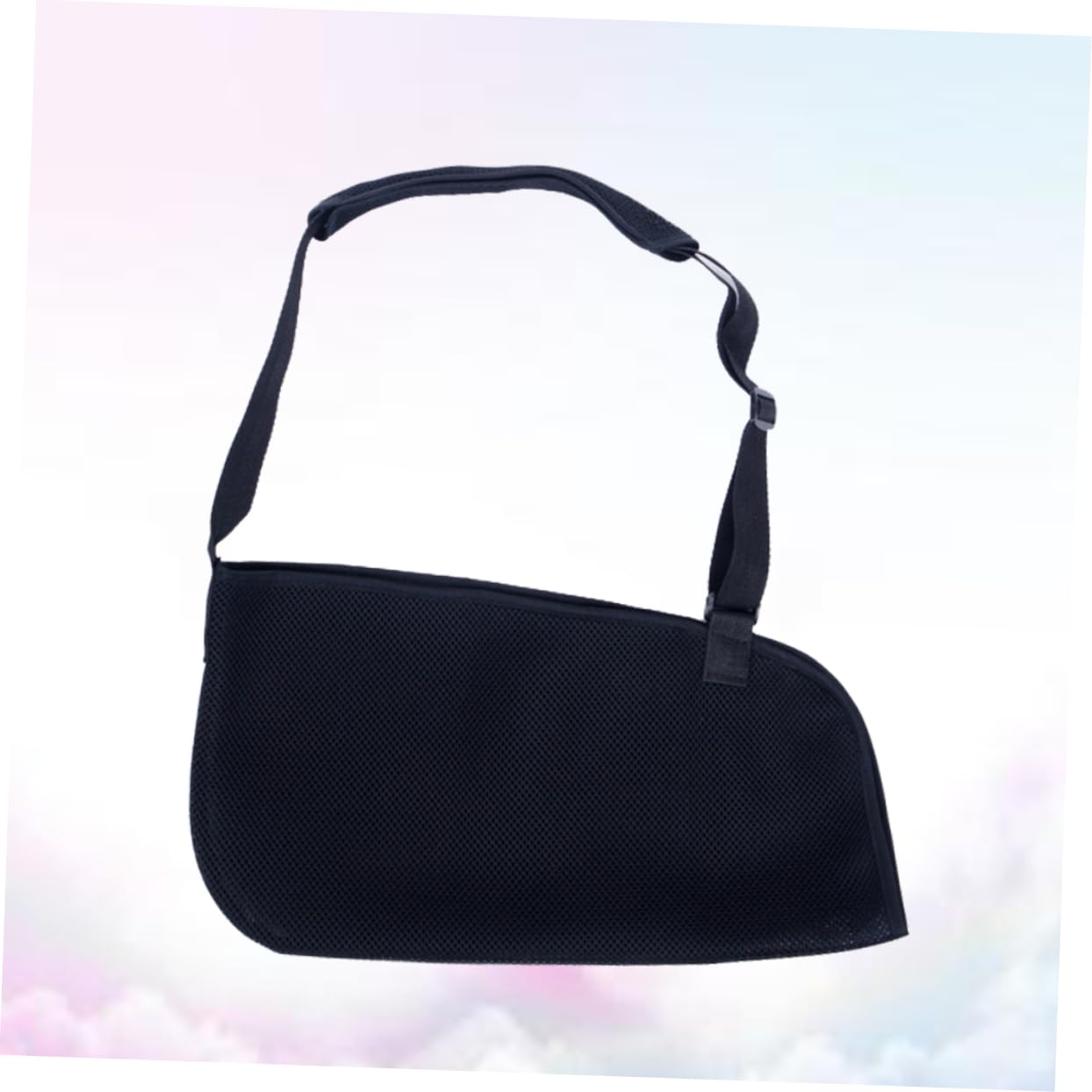 KOMBIUDA 1pc Forearm Slings Forearm Sling Brace Adults Collarbone Sling Shoulder Immobilizer Strap Split Strap Elbow Arm Support Sling Comfortable Arm Sling Medical Arm Sling Suspend Black