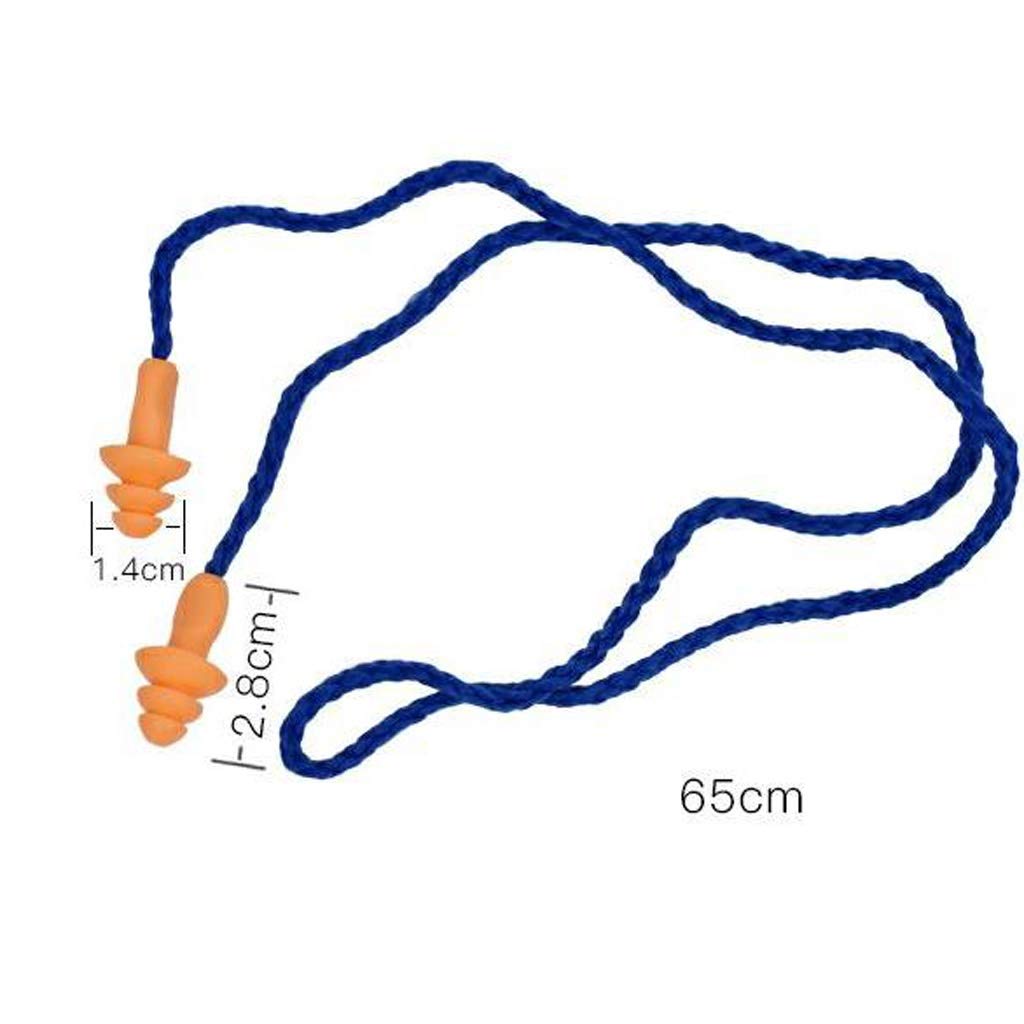 Gehörschutz Earplug Industrie Super schalldicht earplugs Anti-Lärm-Schlaf Schlaf spezielle Mute Arbeit Fabrik Maschinen Anti-Lärm-Studenten Geräuschreduzierung (Color : 100 pairs)
