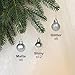 Emopeak 24Pcs Mini Christmas Balls Ornaments for Xmas Tree - 1.2 Inch Small Shatterproof Christmas Tree Decorations Hanging Ball for Holiday Wedding Party Decoration Silver