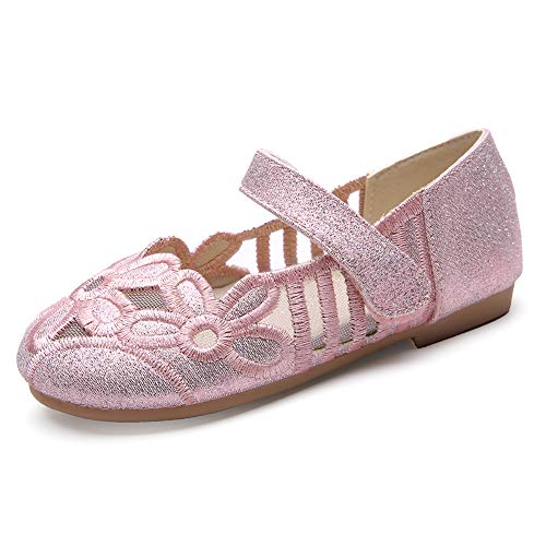 Girls Ballerina Flat for Party Wedding Dress Kids Slip on Mary Jane