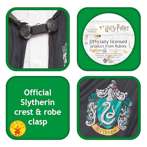 Disfraz completo de túnica Slytherin miniatura 2