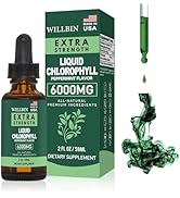 Willbin Chlorophyll Liquid Drops, Natural Liquid Chlorophyll, Non-GMO, Vegan, Internal Deodorant,...